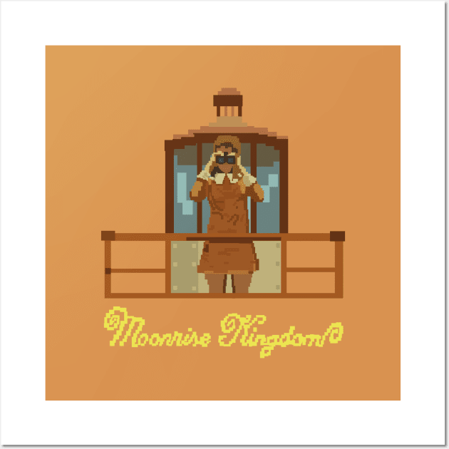 Moonrise Kingdom 8 Bits Wall Art by Albaricoque